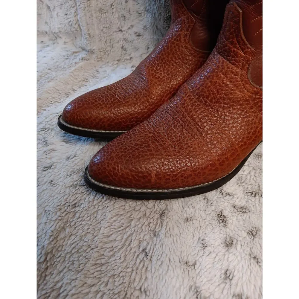 Vintage Tony Lama Boots Size 10 Made In Mexico Leather